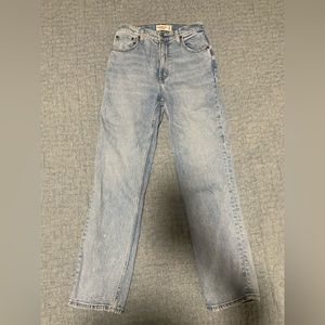 Abercrombie ankle straight jeans